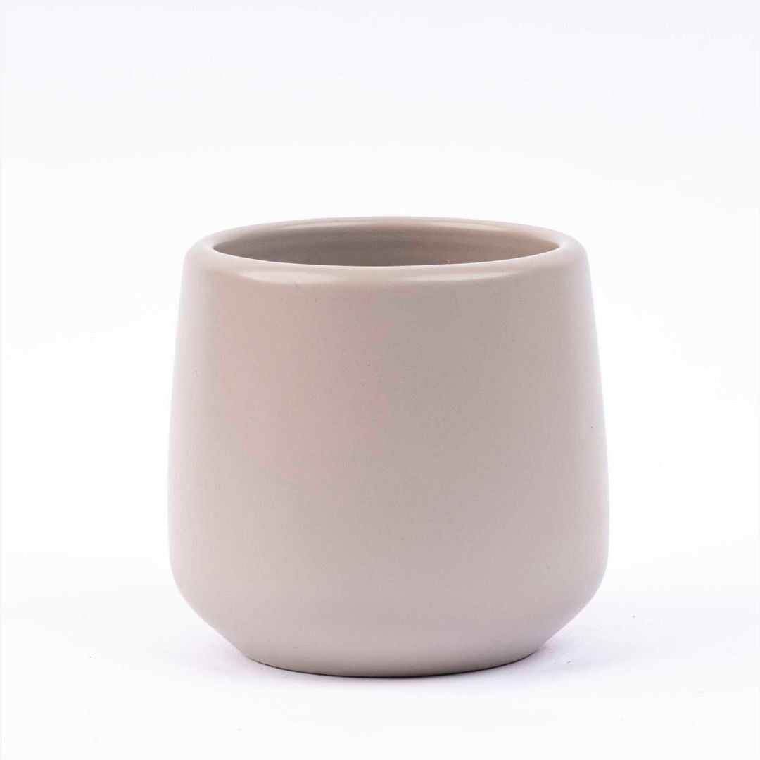 Joey Ceramic Plant Pot – Soft Minimalist Indoor Planter