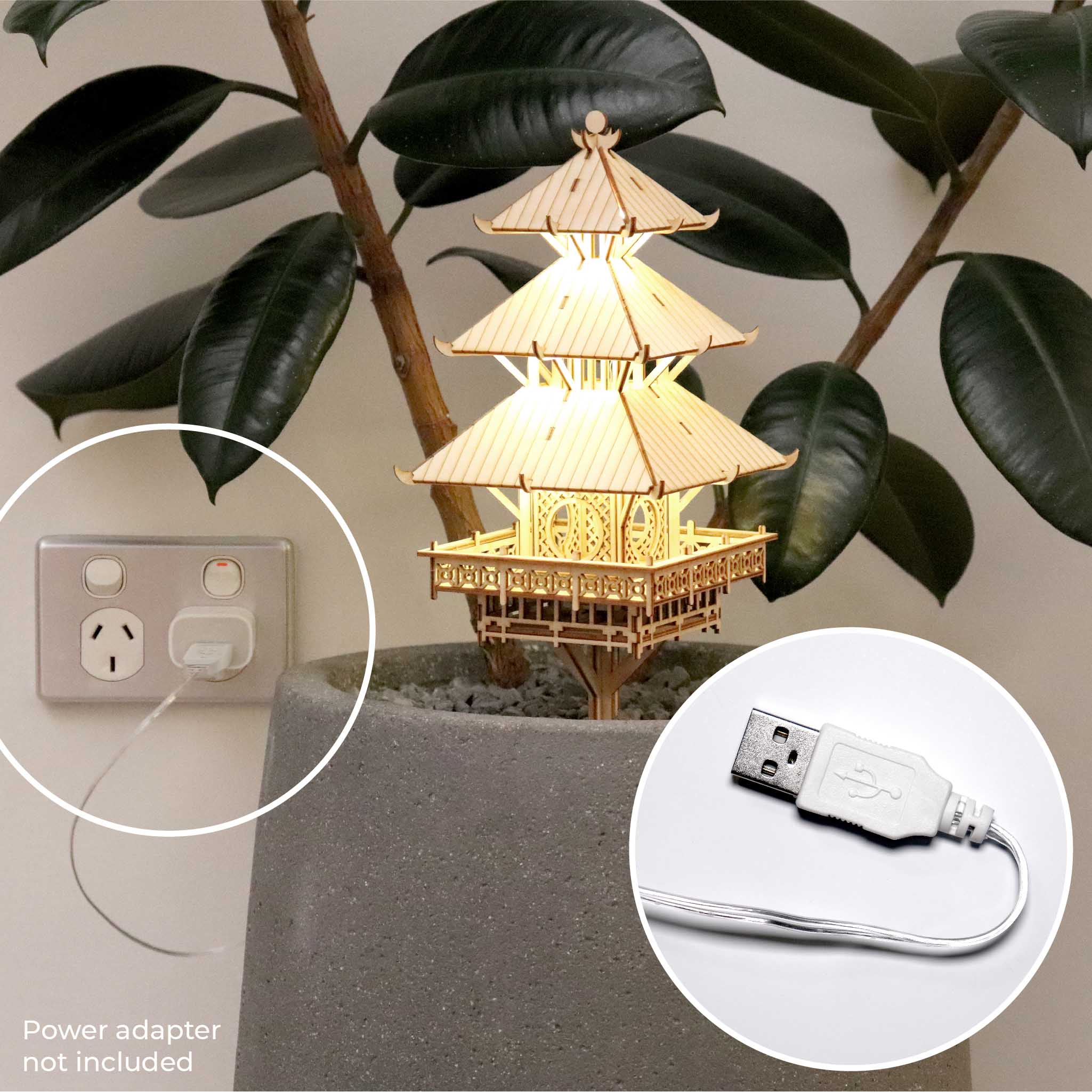 Tiny Treehouses – USB LED Lights Upgrade (Warm White)