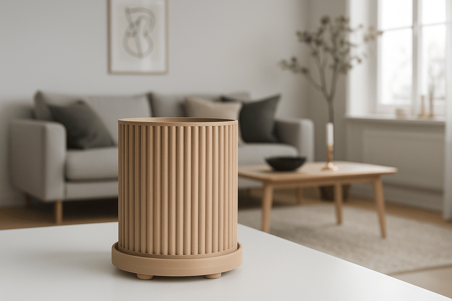 Arcadia Plant Pot – Modern Indoor Planter with Drainage