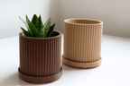 Arcadia Plant Pot – Modern Indoor Planter with Drainage