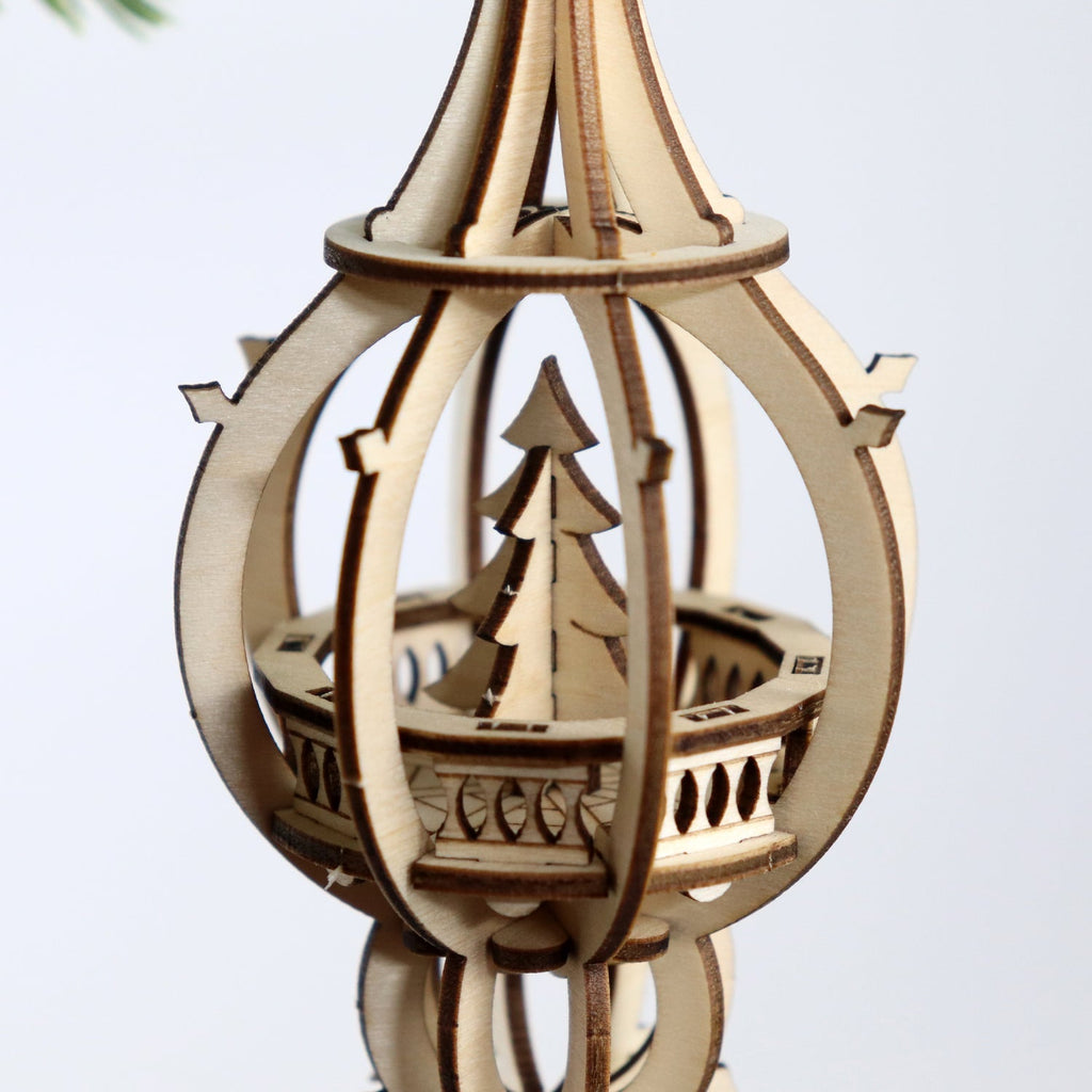 Tiny Treehouses – Christmas Baubles “Happy Holidays” DIY Set (3 Pieces)