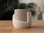Japandi Plant Pot – Minimalist Indoor Planter