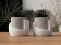 Japandi Plant Pot – Minimalist Indoor Planter