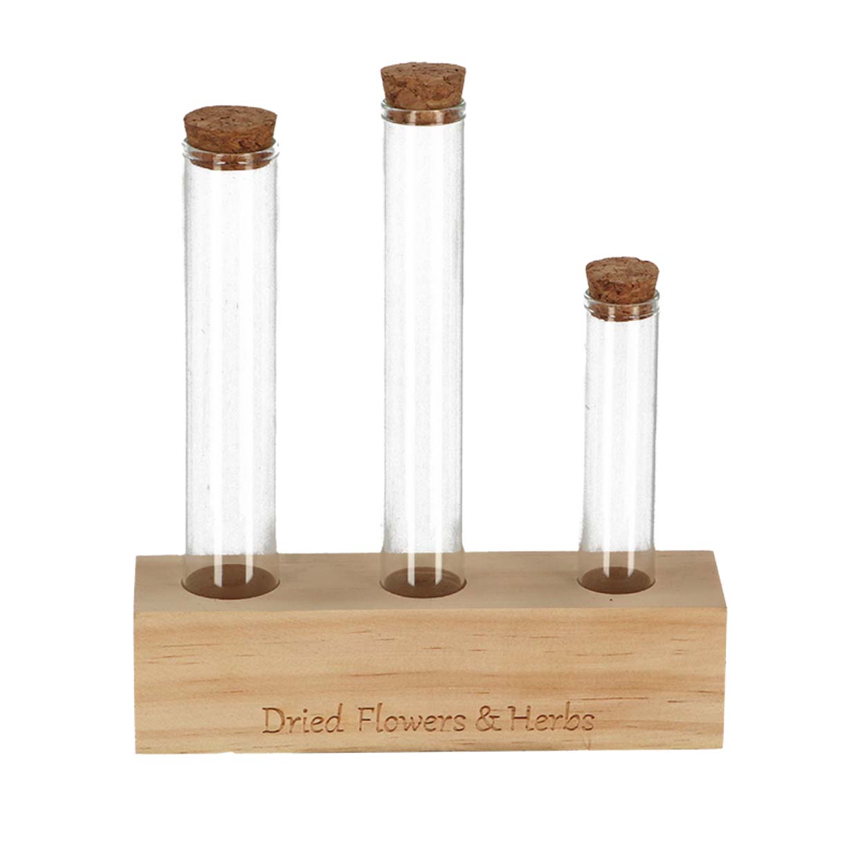 Dried Flowers & Herbs Stand – Compact Wooden Display
