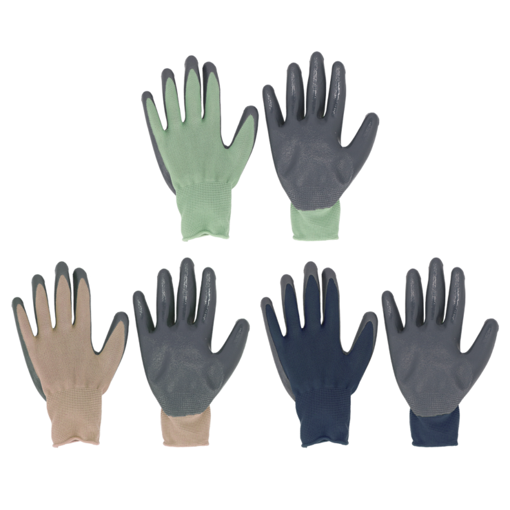 Gardening Gloves 3 Pack – Protective Gloves Size M