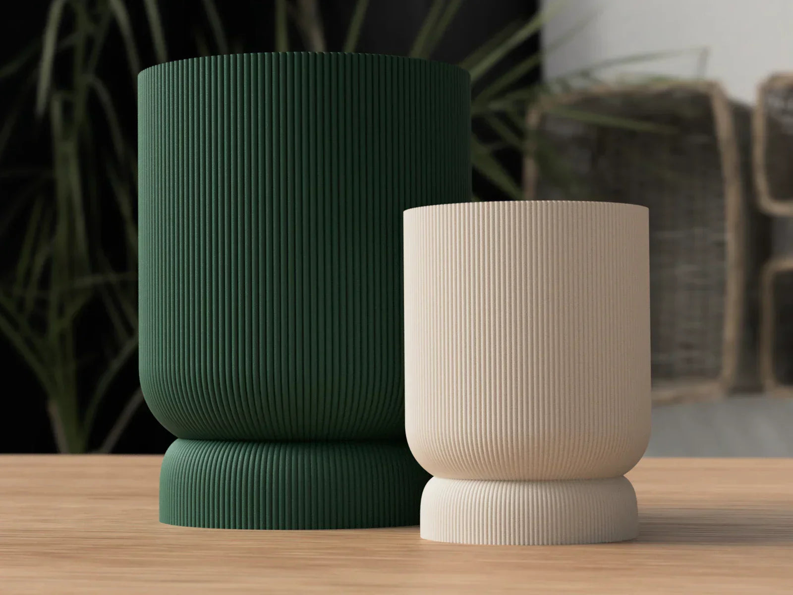 TwisterPlanter – Modern Plant Pot with Integrated Drainage System