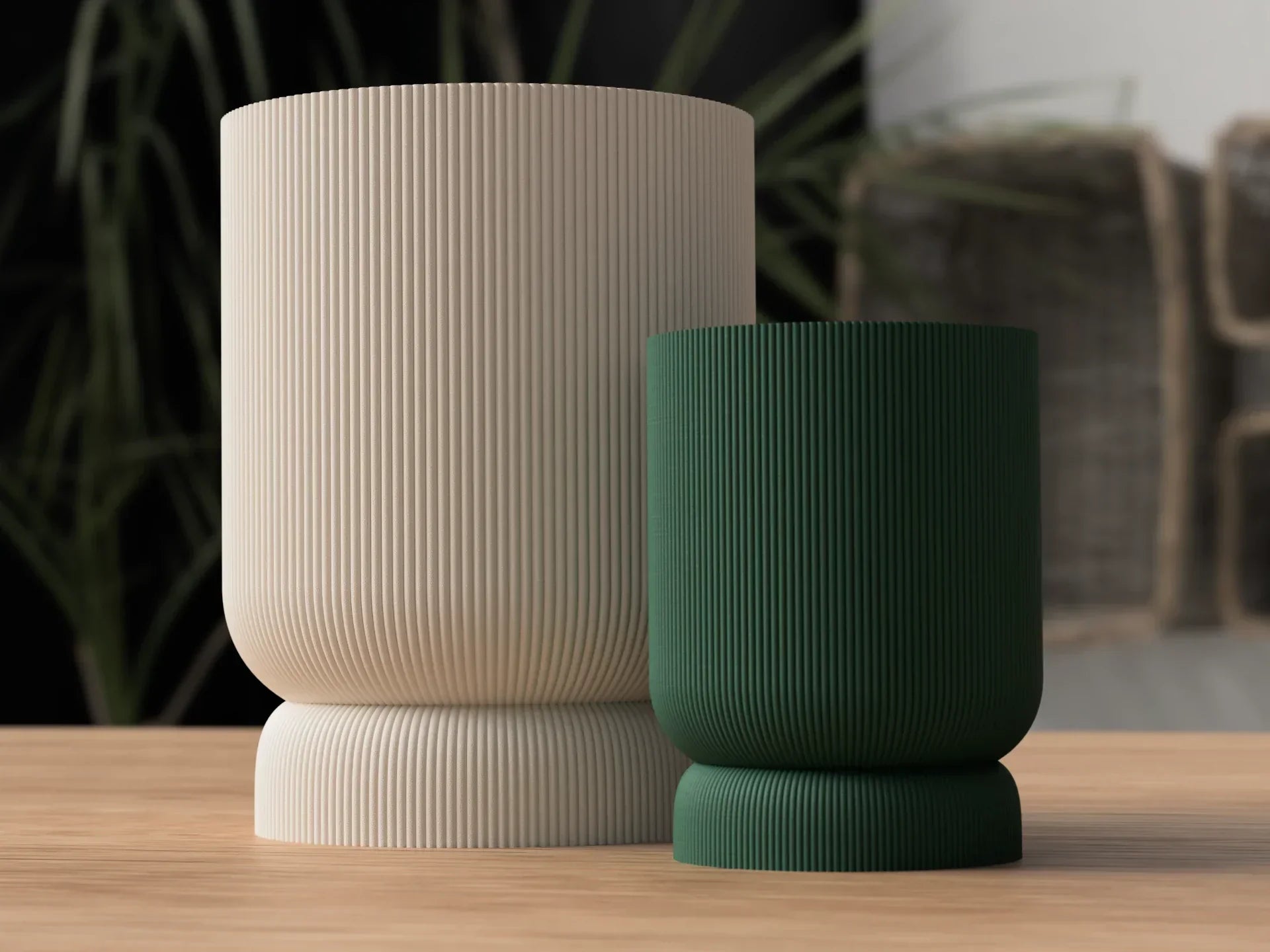 TwisterPlanter – Modern Plant Pot with Integrated Drainage System