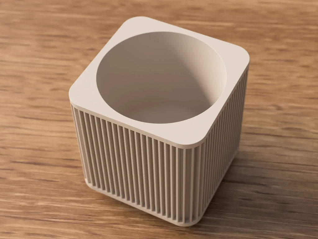 Shikaku Japandi Plant Pot – Modern Square Indoor Planter
