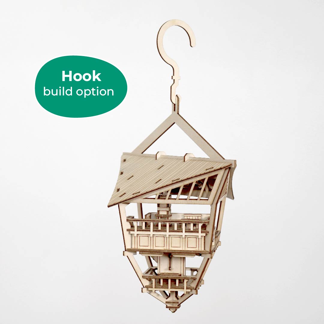 Tiny Treehouses – Sky Lodge DIY Model Kit with LED Lights