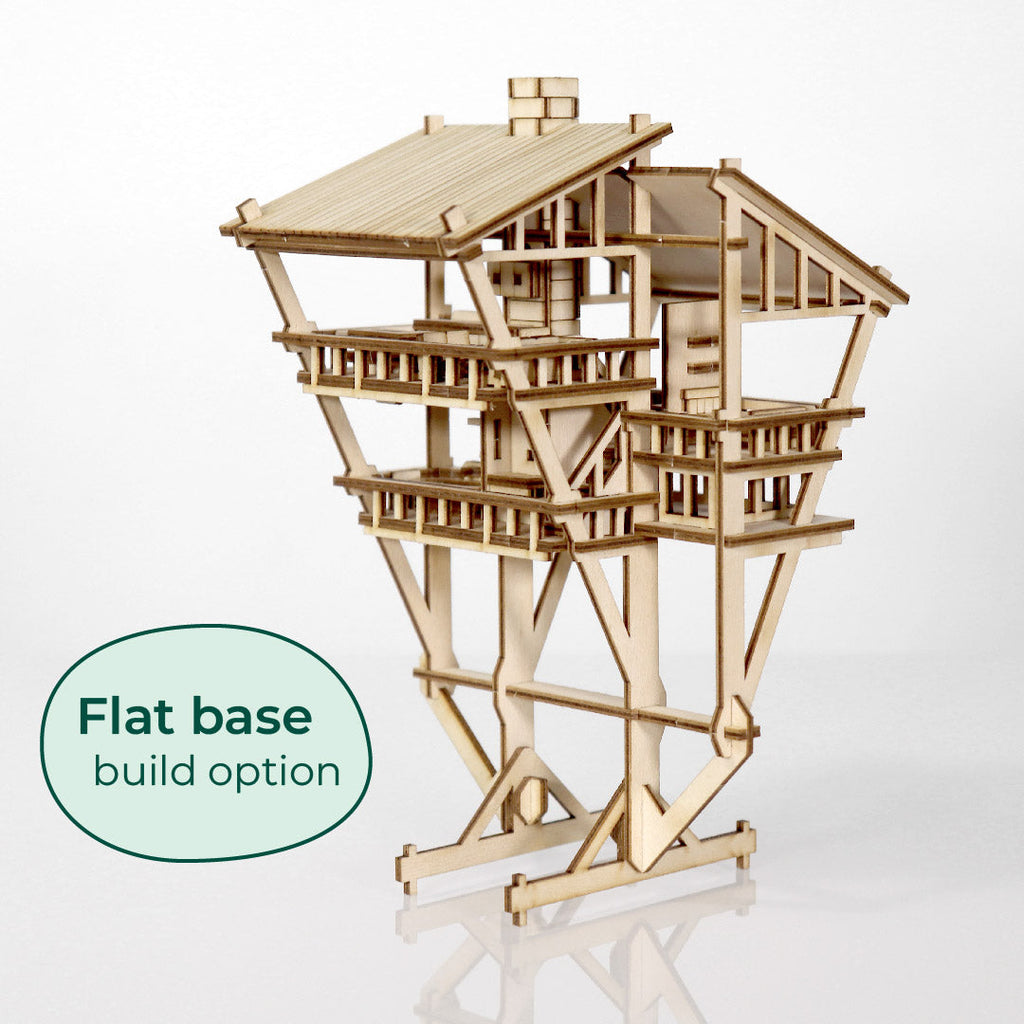 Tiny Treehouses – Tropical Lookout DIY Model Kit with LED Lights