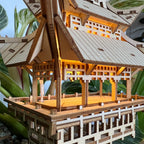 Tiny Treehouses – Temple Of Gratitude DIY Model Kit with LED Lights