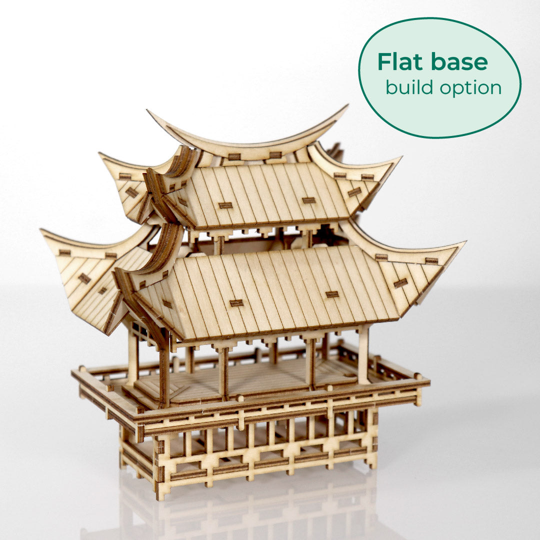Tiny Treehouses – Temple Of Gratitude DIY Model Kit with LED Lights