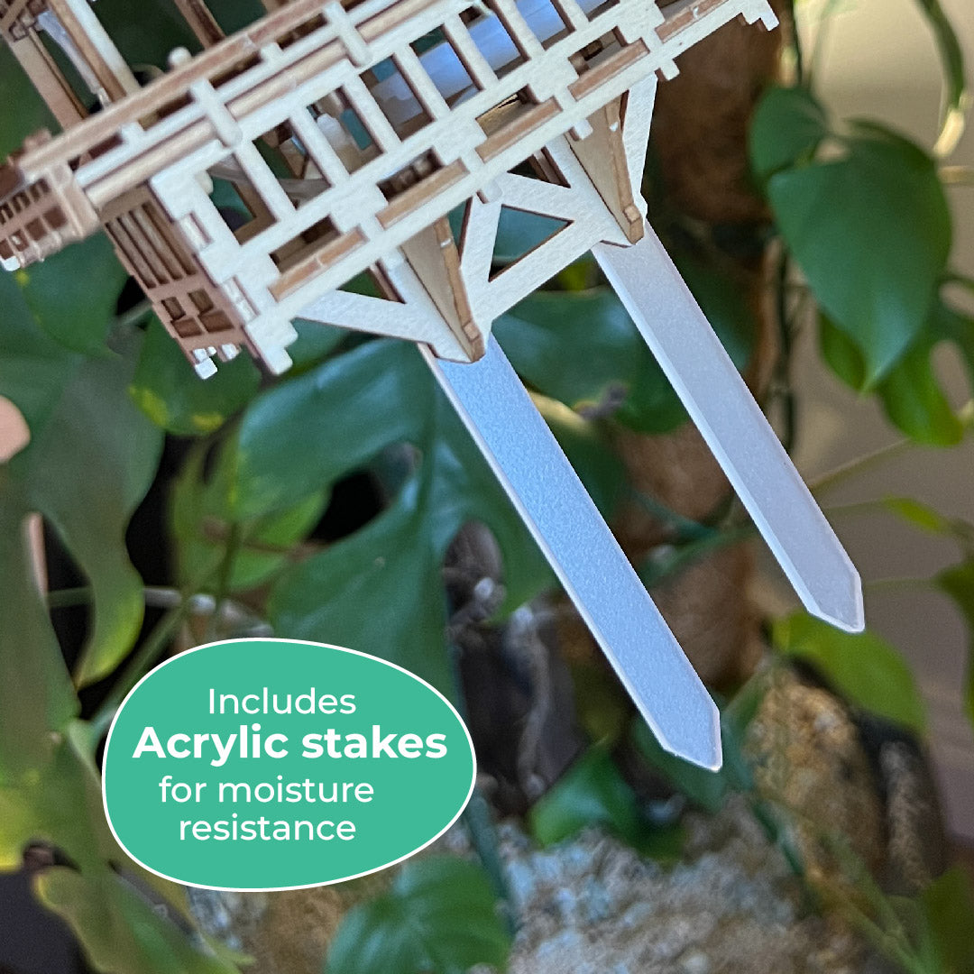 Tiny Treehouses – Temple Of Gratitude DIY Model Kit with LED Lights