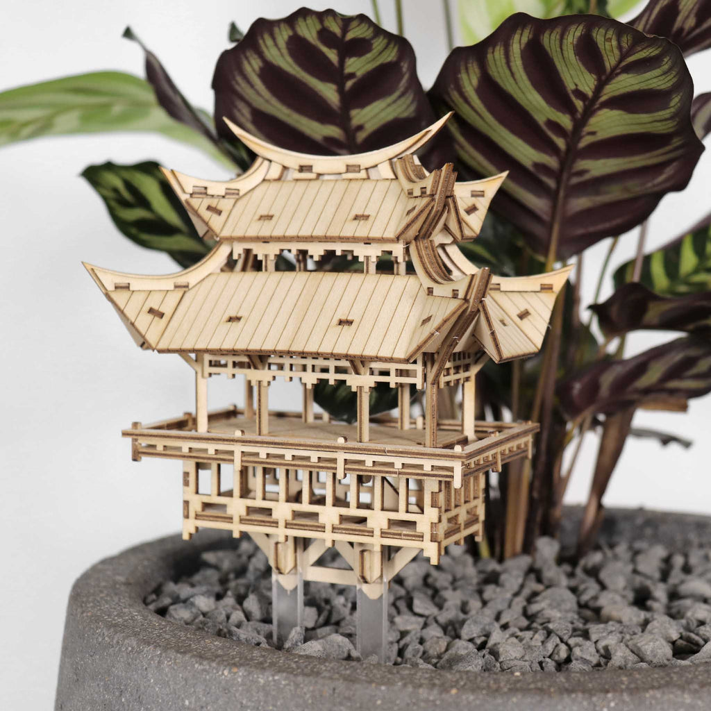 Tiny Treehouses – Temple Of Gratitude DIY Model Kit with LED Lights