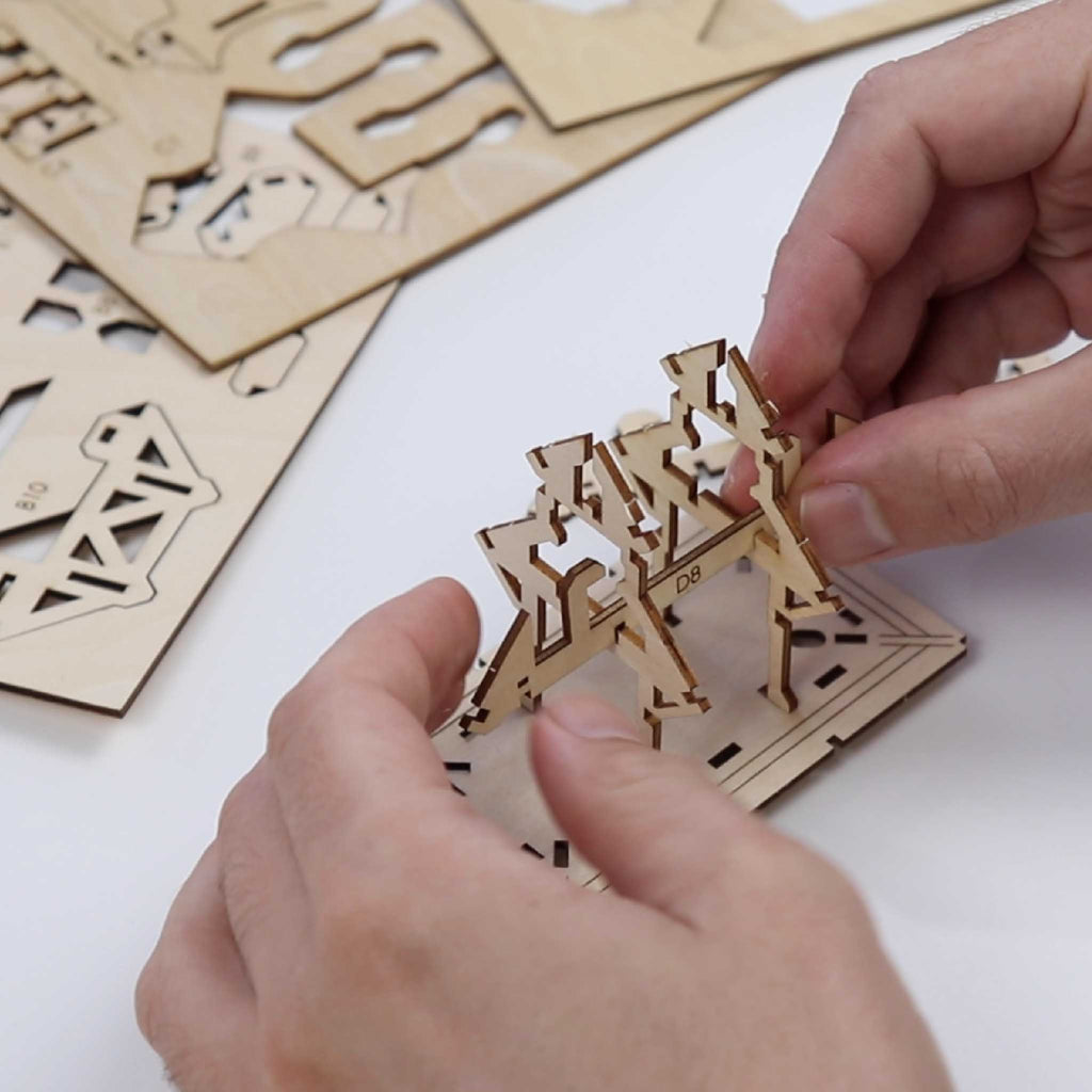 Tiny Treehouses – Temple Of Gratitude DIY Model Kit with LED Lights