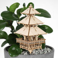 Tiny Treehouses – Temple Of Serenity DIY Model Kit with LED Lights