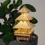 Tiny Treehouses – Temple Of Serenity DIY Model Kit with LED Lights