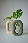 Terraloop Propagation Vase – Modern Plant Cutting Holder (Set of 2)