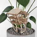 Tiny Treehouses – Tropical Lookout DIY Model Kit with LED Lights