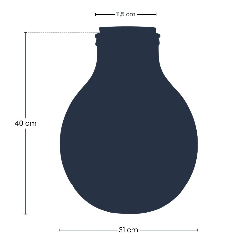 Terrarium bottle - Big Paul with led light - Ø 31 cm ↑ 40 cm