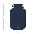 Terrarium bottle ‘Fido' - Closed weck jar - Ø 18 cm ↑ 28 cm