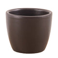 Anthracite Matte Plant Pot 7 cm – Modern Ceramic Indoor Planter