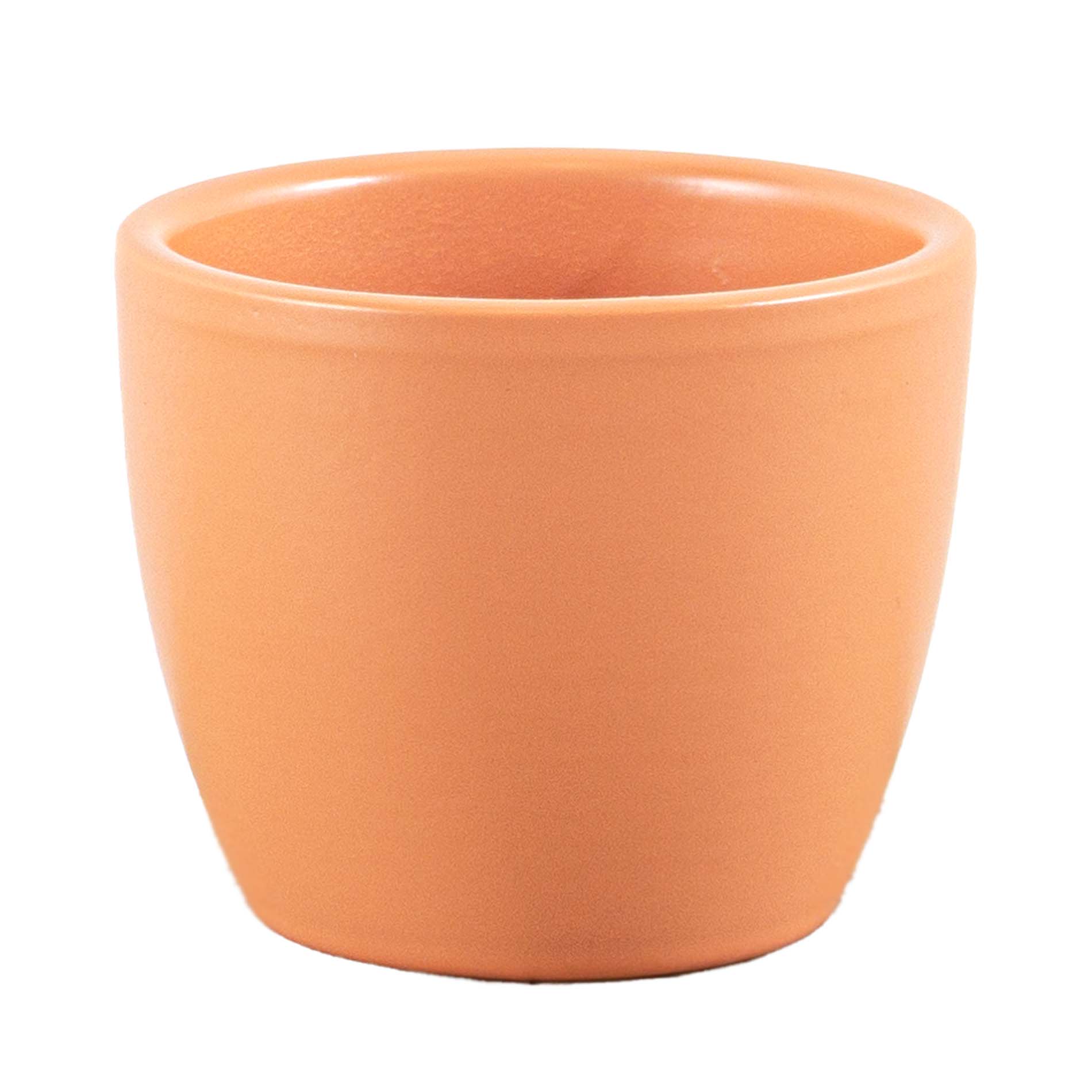 Toscana Matte Plant Pot 7 cm – Warm Ceramic Indoor Planter