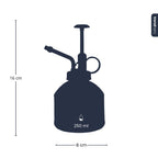 Plant Mister Green Glass 250 ml – Glass Plant Sprayer with Golden Pump
