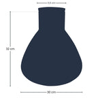 Terrarium bottle 'Sam XL' - Incl. LED cork - Closed terrarium Ø 30 cm ↑ 32 cm