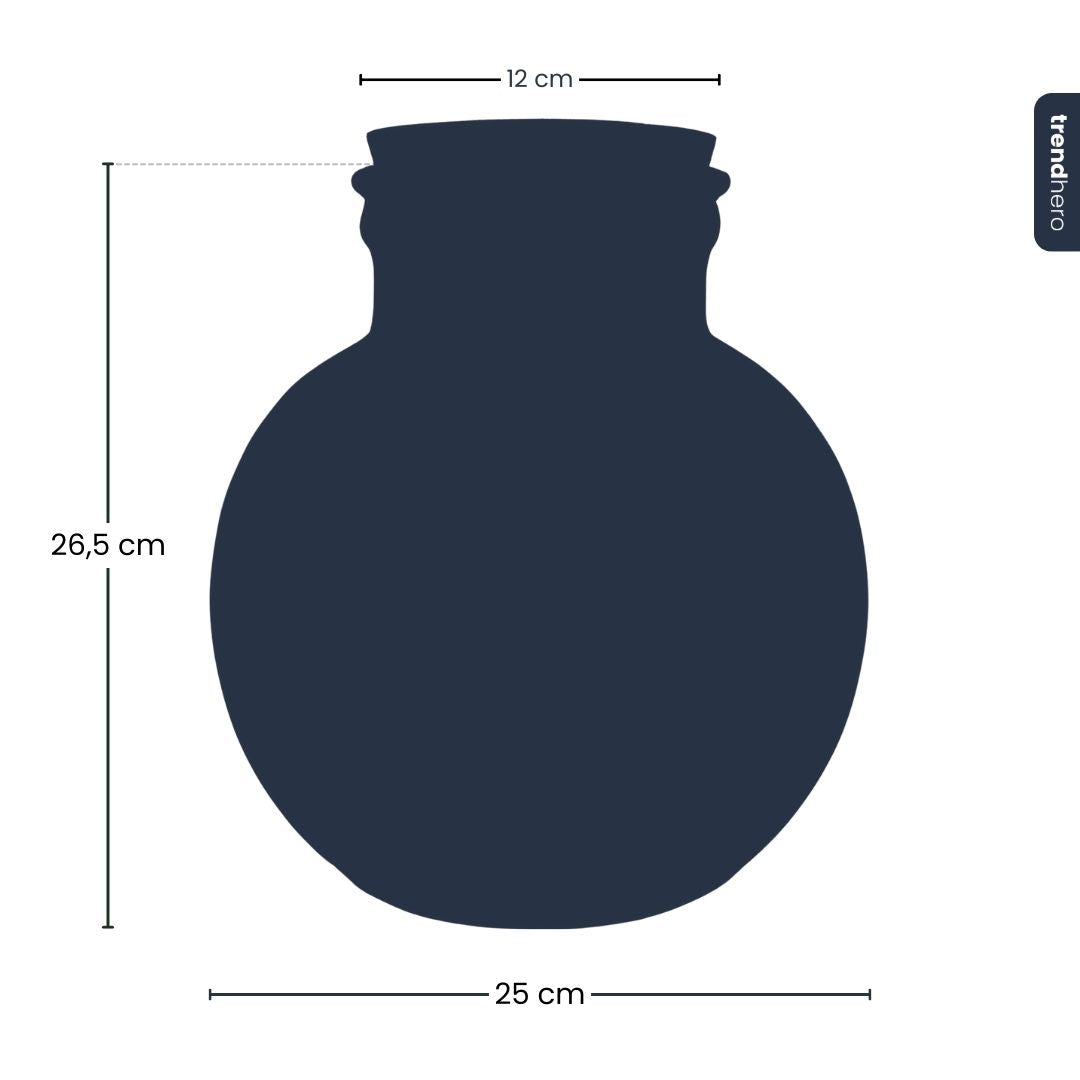 Jingle Christmas terrarium - Bottle garden DIY kit - Ø 25 cm ↑ 26,5 cm