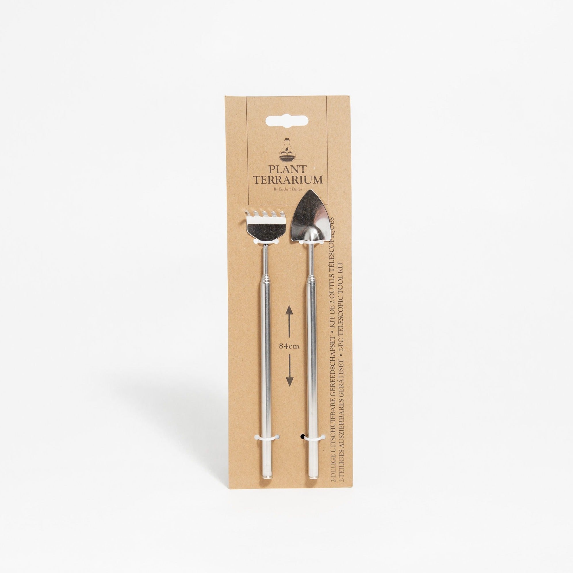Terrarium Tool Set – Telescopic Rake & Shovel (2 Piece Set)