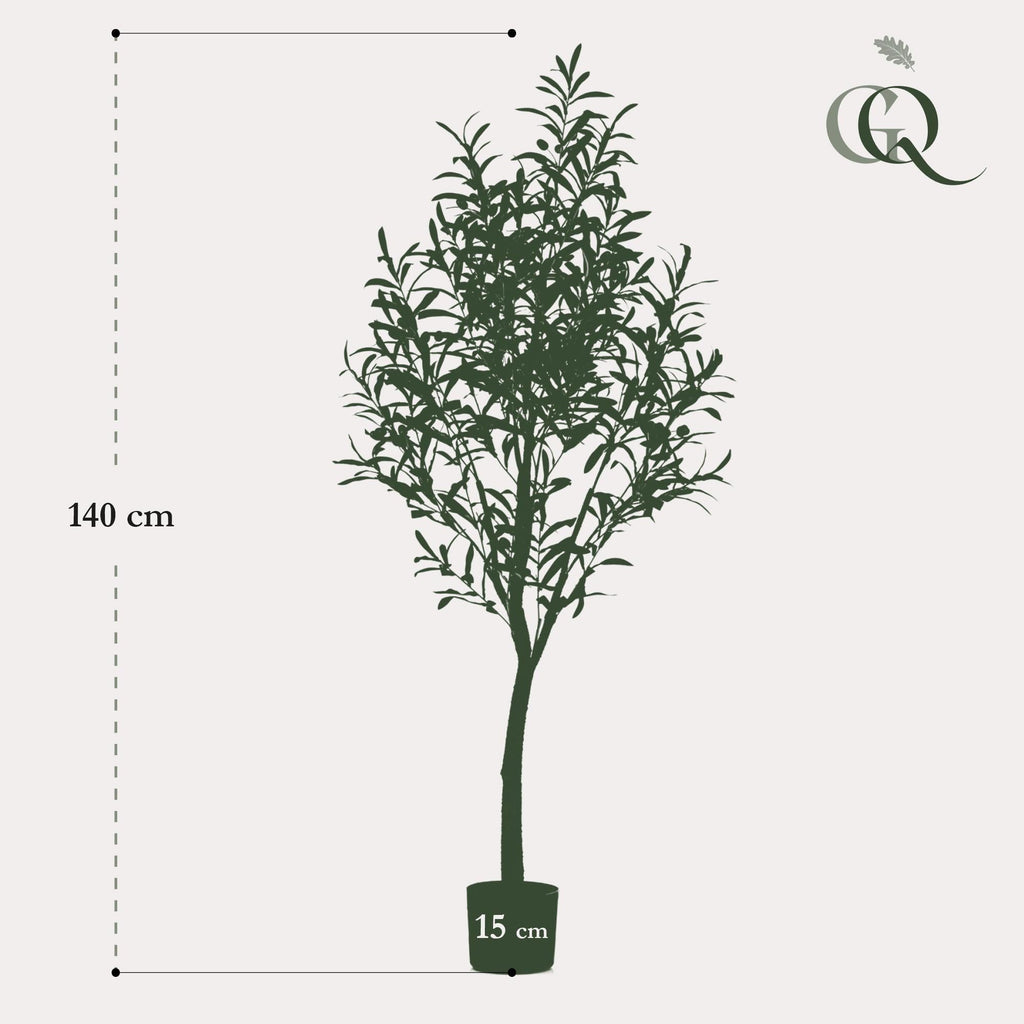 Artificial Olive Tree (Olea Europaea) - 140cm