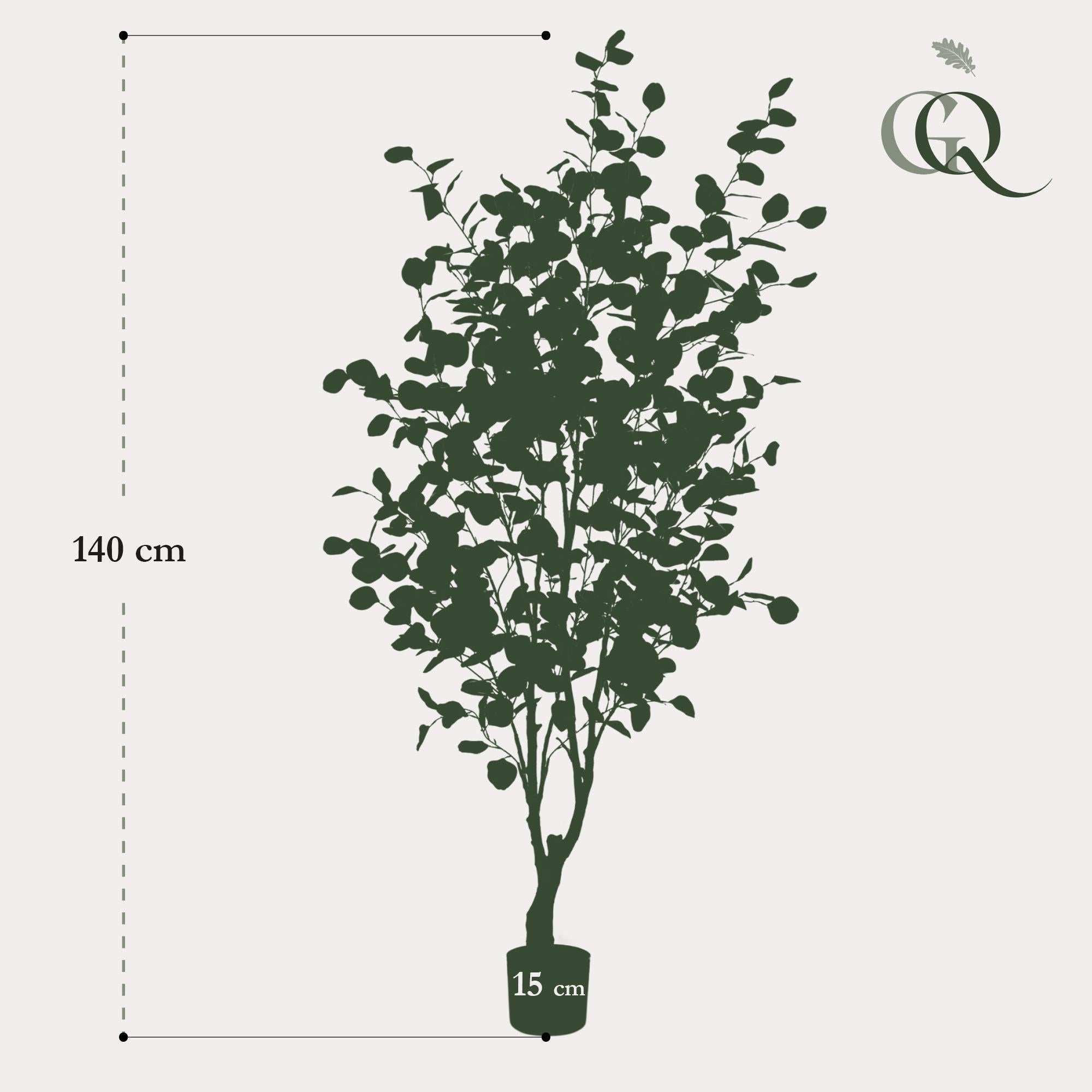 Artificial Eucalyptus Tree (Blue Gum)  - 140cm