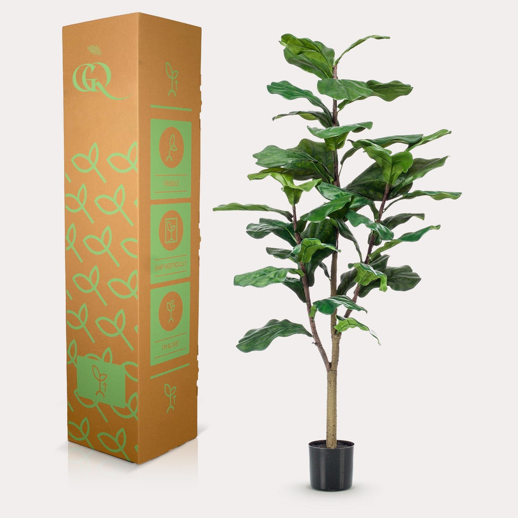 Artificial Ficus Lyrata (Fiddle Leaf Fig) - 120cm