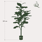 Artificial Ficus Lyrata (Fiddle Leaf Fig) - 120cm