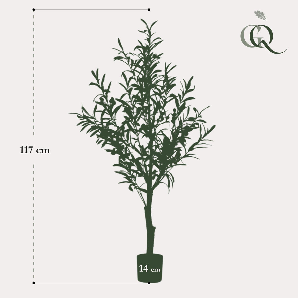 Artificial Olive Tree (Olea Europaea) - 115cm