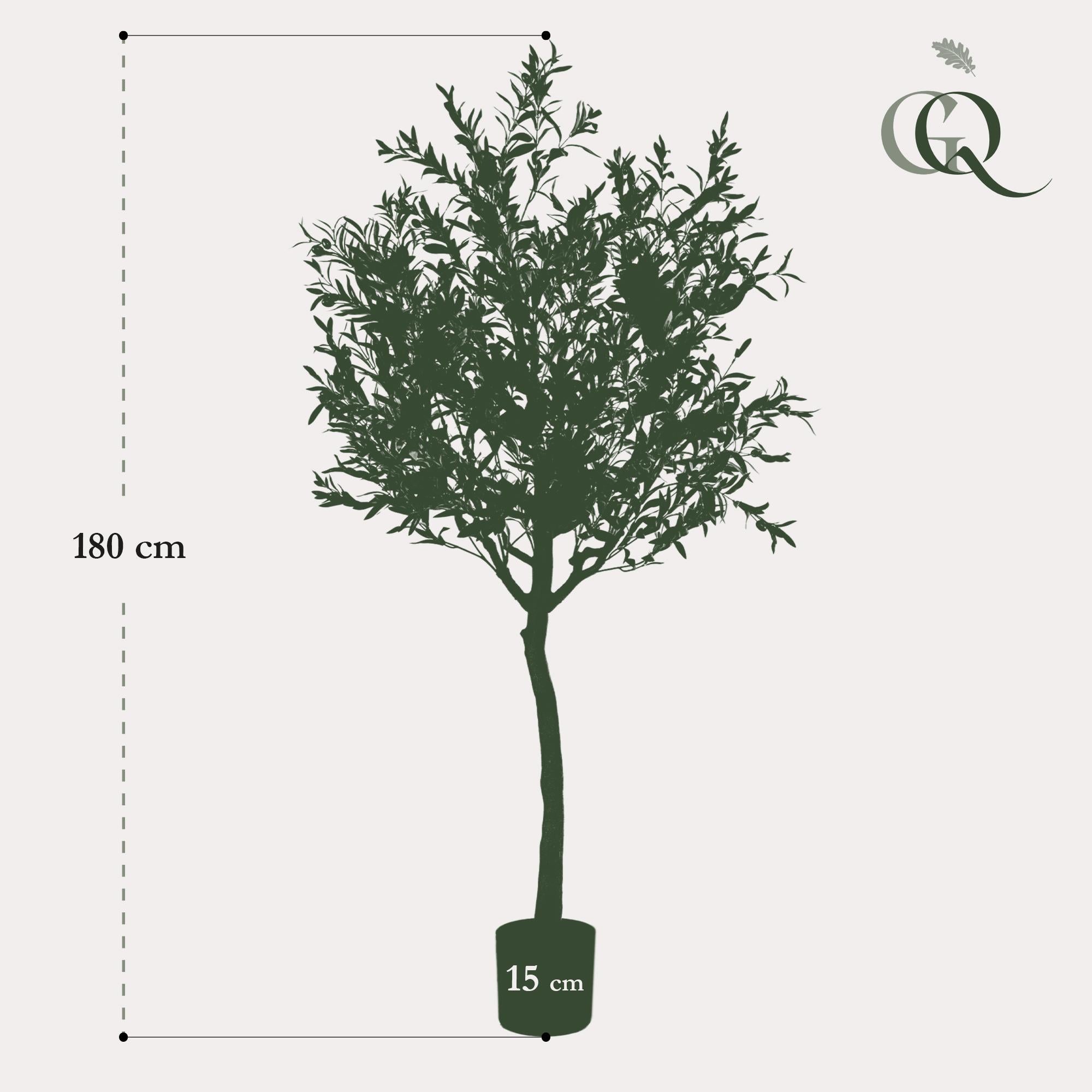 Artificial Olive Tree (Olea Europaea) - 180cm